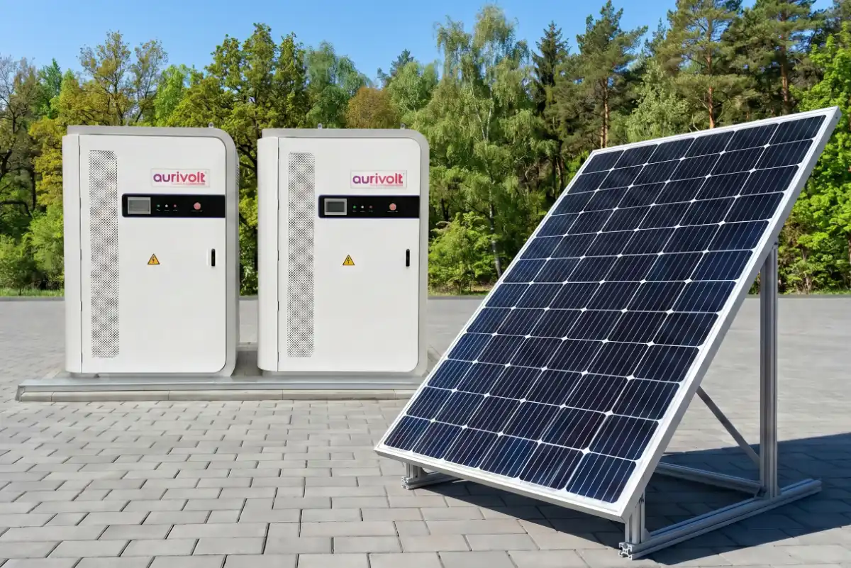 aurivolt Co-Location Batteriespeicher